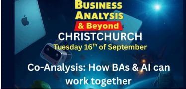 Christchurch Business Analysis Beyond meetup September