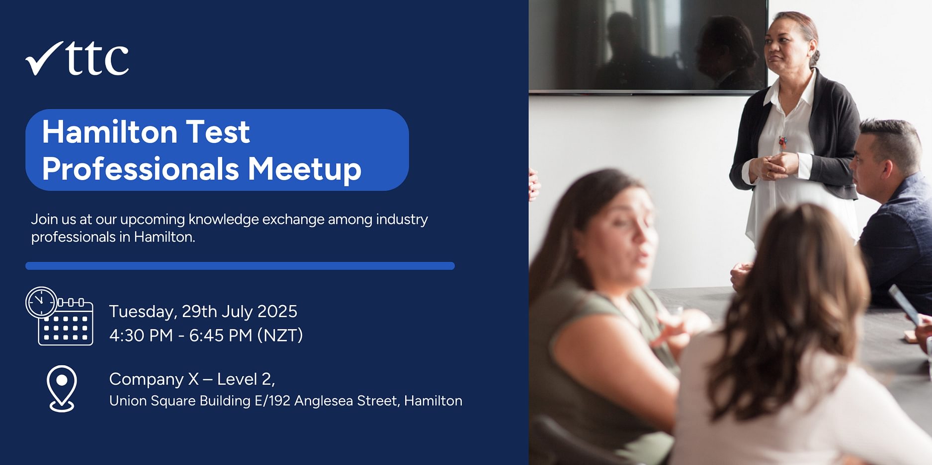 Hamilton Test Professionals Meetup 29 July 2025