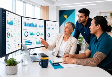 Collaborative meeting modern office 6000x4147