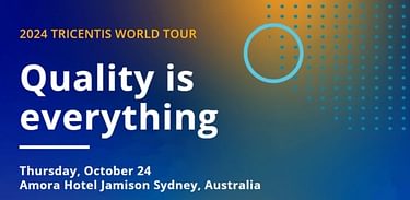 Tricentis sydney roadshow event website